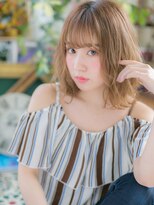 カバーヘア ブリス 志木南口駅前店(COVER HAIR bliss)&nbsp;外国人風小顔ゆるふわミディアムシースルバングc720代30代40代