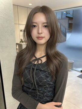 シエル バイ ケンジ 登戸 生田(CIEL by KENJE) ハッシュカット/ヘーゼルベージュ/韓国ヘア/20代30代