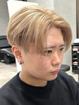 オゼル(OZEL)&nbsp;men's/MEN'S/メンズカット/メンズパーマ/郡山/ブリーチ/ベージュ