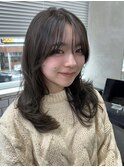透明感オリーブグレージュ【Zina梅田】