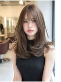 レイヤーカット髪質改善カラー透明感カラー顔まわりカット