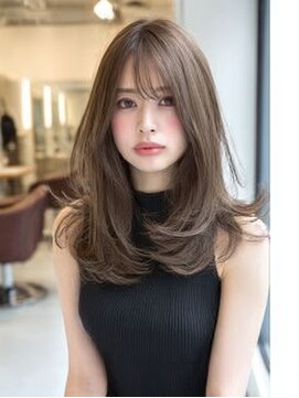 ダル 渋谷/表参道(DAL.) レイヤーカット髪質改善カラー透明感カラー顔まわりカット