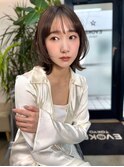 小顔カット顔まわりレイヤー髪質改善ボブヘアレイヤーボブカット