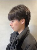 前髪下ろしニュアンスパーマ
