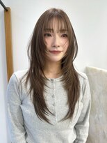 エム(M) ブリーチなし/ヘーゼルベージュ/レイヤー/ロング