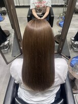 ヘアサロン エン(hair salon en.)&nbsp;ツヤと柔らかさを叶えるミルクティーブラウン