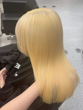 ペレ 原宿(PELE) ダークパープルナチュラルショート夏のヘアアレンジ原宿