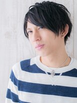 モッズヘア メン 上尾東口店(mod's hair men)&nbsp;ダークアッシュ七三分け清潔感ビジカジスマートマッシュa上尾