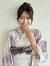 【8/5(水)12:00迄にご来店の方限定】ヘアセット&ゆかた着付 4800yen