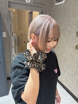 【全席完全個室サロン】ef lien西大寺 × 髪質改善ミルボンAujua認定サロン&nbsp;ホワイトベージュ ボブ