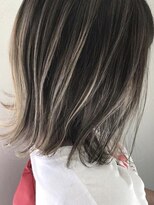 フロート 小阪店(float)&nbsp;ホワイトバレイヤージュ＿大人かわいい,ボブ,結婚式