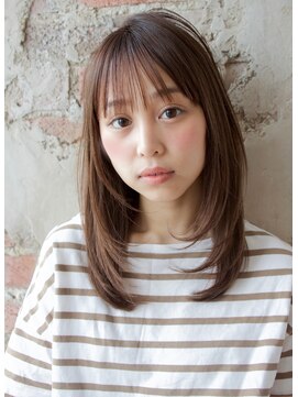 アフロート ルヴア(AFLOAT RUVUA) AFLOAT RUVUA 京佳の『シースルーバングとナチュラルレイヤー』