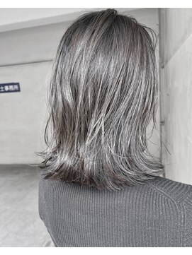 ヘアーアンドアトリエ マール(Hair&Atelier Marl) 【Marl】グレージュカラー×外ハネボブ