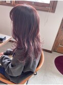透明感くすみピンク