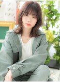 大人かわいいアッシュピンク外ハネボブa戸田公園20代30代40代