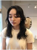 抜け感ロングパーマ