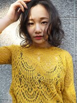 モリオ フロム ロンドン サッポロファクトリー店(morio FROM LONDON)&nbsp;【morio札幌】大人かわいい黒髪パーマボブミディ