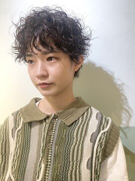 コクーン 銀座(Cocoon) 【SHUN】マニッシュカーリー#イメチェン#モード#ダークアッシュ