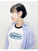 【松戸 藤原】大人かわいい 黒髪ボブ