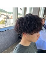 ゴールド 京都(GOALD) ツイストスパイラル マッシュ パーマ 波打ち スパイラル