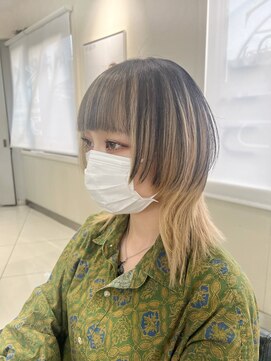 ユーフォリア 池袋東口駅前店(Euphoria) 【Mizuki指名で叶う♪】アンブレラカラーのショートウルフ : )