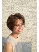 ピープル(PEOPLE)&nbsp;ラフウェーブハンサムショート