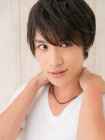 メンズヘア ビーセカンド 草加店(MENS HAIR B-2)&nbsp;重めの斜めバングの目力ＵＰ！ウルフこなれヘアQ草加