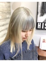 ヲタク(wotaku.)&nbsp;ミルクミルクブロンドトリプルカラー2ブリーチハイトーンカラー