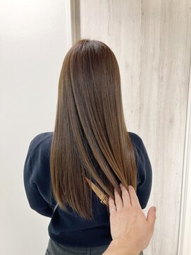 シエスタ バイ アンブルリュクス(siesta by amble luxe) ベージュカラー/髪質改善/ハイライト/レイヤーカット/縮毛矯正