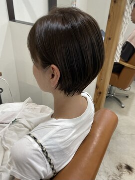 ニコ 四街道(nico) 丸みショート/オリーブベージュ/四街道【nico】