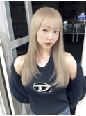 ことりベージュミルクティベージュシースルーカラー大人可愛い