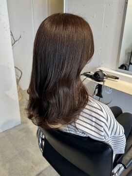 ティム(tim) アーモンドブラウン/ブラウン/ブリーチなしダブルカラー/透明感