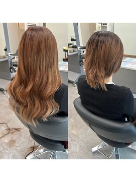 ガルボヘアー 桟橋店(garbo hair) プルシールエクステ高知美容院艶髪ロング