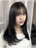 黒髪でも可愛い♪レイヤーカット☆