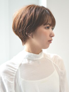 インセプション 銀座(INCEPTION) 切りっぱなしショート・ボブ/絶壁解消/前髪なし/20代/30代/面長
