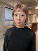 ハッシュカット/パーマ/外ハネボブ/ワイドバング/オン眉