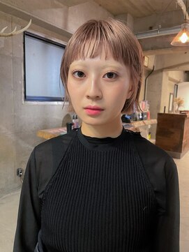 エイミー(amy.) ハッシュカット/パーマ/外ハネボブ/ワイドバング/オン眉