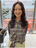 △癖毛風パーマロングパーマレイヤーパーマヒッピーパーマ