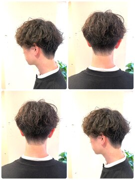 エル 新小岩(elu) シャドウパーマ波巻きスパイラルパーマウルフパーマ