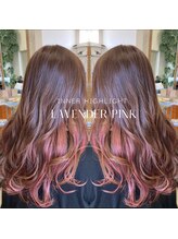 ヘアールースオサム(Hair LUZ 036) 【大人ギャルレイヤー】インナーハイライト"ラベンダーピンク"