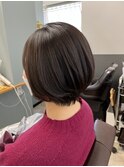 大人可愛いショートボブ
