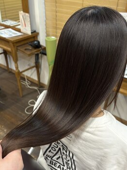 美容室 賀流。の写真/《ヘアケア×デザイン＝『ケアデザイン』専門店★》駐車場2台完備で通いやすく、理想のスタイルが手に入る!