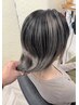 ＊ブリーチしたとは思えない光沢感のある美しい髪に＊光沢感バレイヤージュ