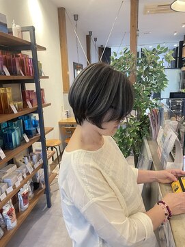 シモン(SIMON) デザインカラーショート/半田/知多/半田美容室/知多美容室