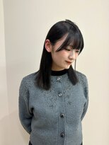 アイランド(I’sland)&nbsp;暗髪グレージュ☆顔周り前髪カット☆