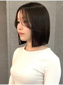 ボブ 切りっぱなしボブ