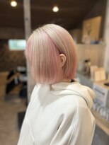 エルフ(elf)&nbsp;インナーカラー/ホワイトピンク/Wブリーチ