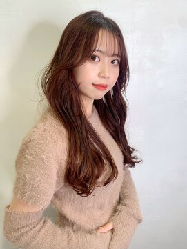 マリアバイアフロート(Maria by AFLOAT) 〈藤間〉顔まわりカット/ピンクブラウン/大人かわいい