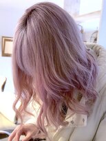ブレイズヘアー(BLAZEhair)&nbsp;【ツヤ感バツグン】ホワイトオーキッドパープル×ブリーチ３回