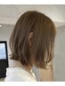 カット＋ケアカラー＋４ステップ超音波トリートメント　１２１００円